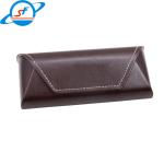 Unisex Soft Leather Spectacle Cases With Interior Flannel SGS Certified