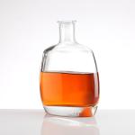 Aluminum Plastic PP Collar High Grade 700ml Glass Wine Bottles for Whiskey