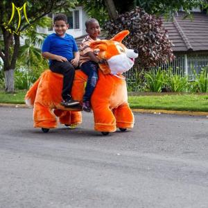 Wholesale Hansel amusement park electric walking kids unicorn motorized plush animal from china suppliers