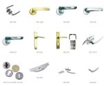 Zinc Alloy Steel Door Handles EN1906 European Door Handle For Wooden Doors