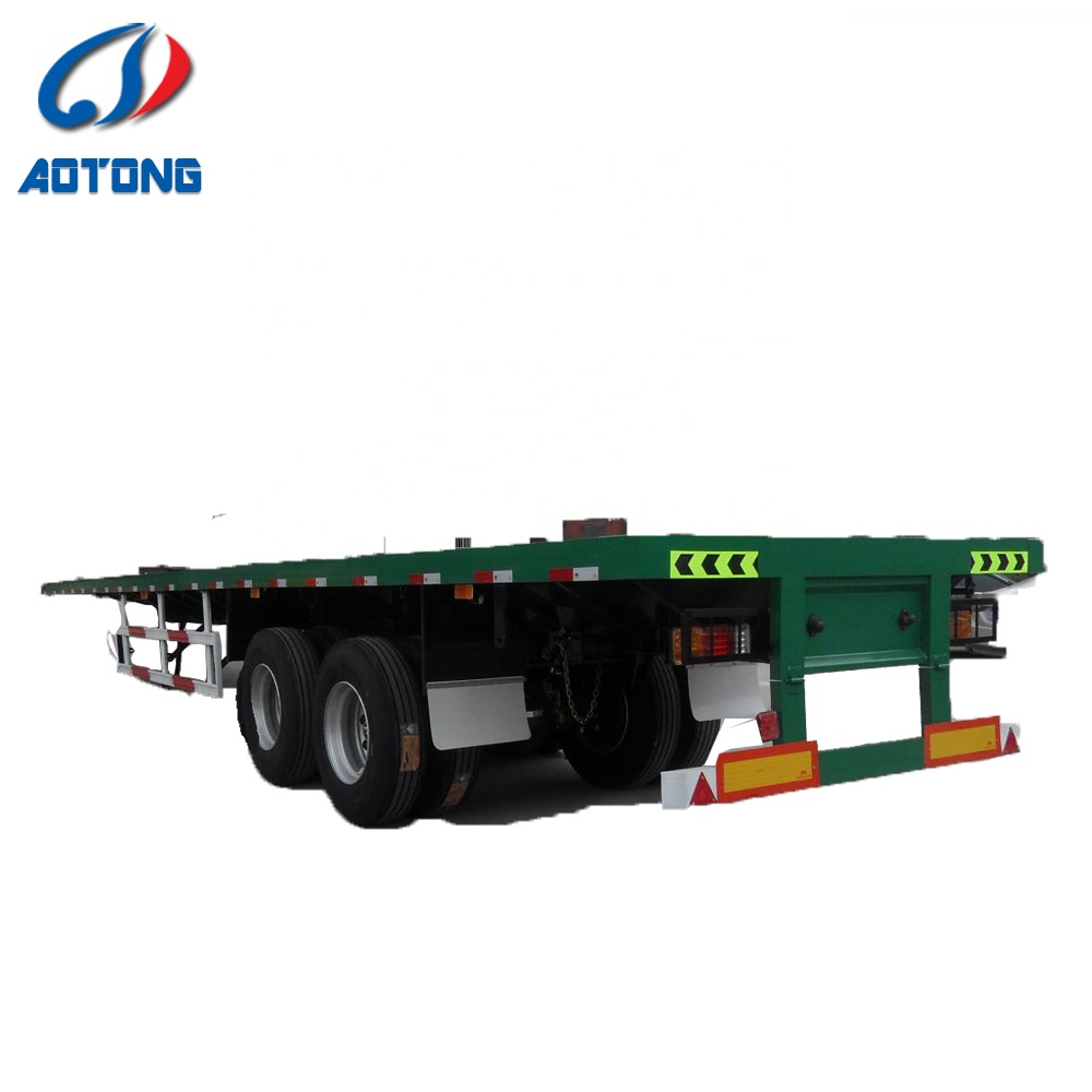 30 Years of Exporting 3 Axle 4 Axle Flat Bed Truck Semi Trailer from ISO9001 Certified