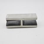 Stainless steel Glass connector 180 degree RS2310, 80X40mm, thickness 5mm, SS304