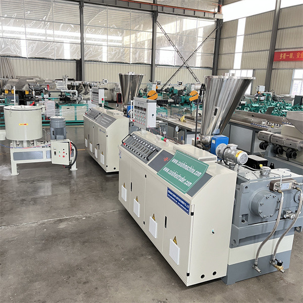 Reinforced PVC Pipe Production Line PVC Pipe Extrusion Machine SGS