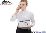 White Lumbar Support Belt , Waist Back Support For Pain Protection For Women
