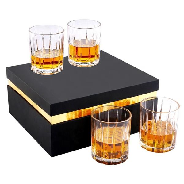 350ml Customized Whiskey Decanter Set Bourbon Glass Gift Set Luxurios For