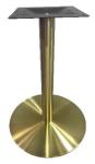 Colorful Stainless Steel Table Legs Round Base Commercial Furniture Gloden Color