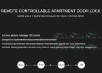 Contactless Card Key Apartment Door Locks Offer Free Software Battery Operatred