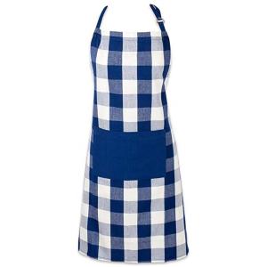Wholesale Artist Painters Mens Cotton Apron Sublimation Printed Blue White Squares from china suppliers