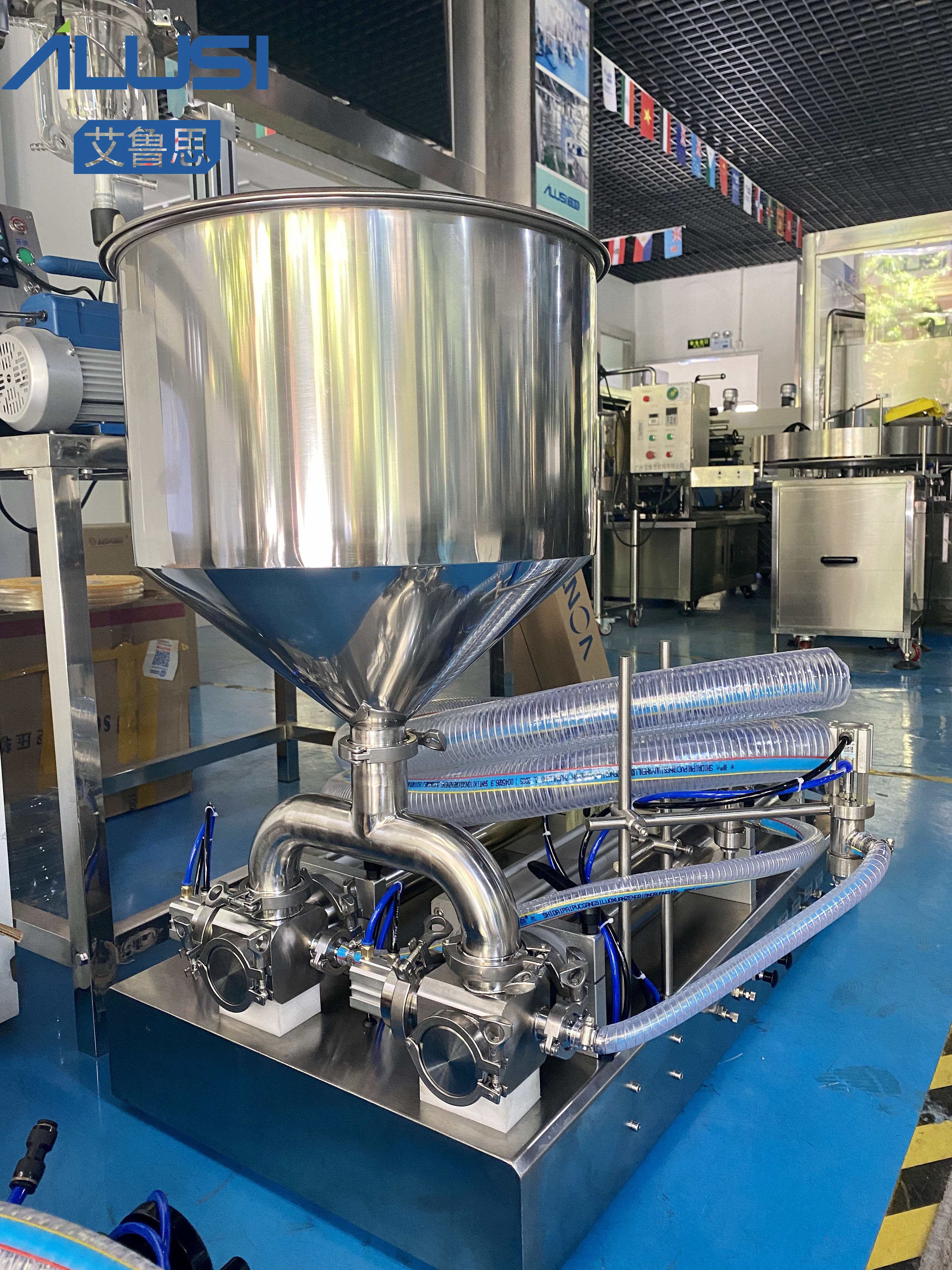 Piston Pneumatic 2 Heads Pet Bottle Liquid Filling Machine Shampoo Filling Equipment