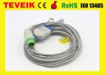 Medical Manufacturer Reusable Biolight 5leads Round 12pin ECG Cable For A8/A6