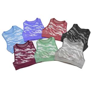 Wholesale Oem Factory Manufacturer Custom Logo Spandex Ladies Sports Bras Army Camo Women Racer Back Tank from china suppliers
