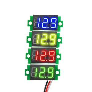Wholesale DC 0-100V 0.36'' Digital Ammeter Voltmeter 3 Wire LED Display Panel from china suppliers