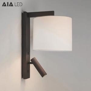 Wholesale Headboard wall light modern E27 reading wall light &amp; Interior led bedside wall lamp for luxurious hotel from china suppliers