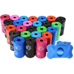 Dog Poop Bags with Guaranteed Leak Proof and Extra Thick Waste Bag Refill Rolls