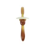 Safe Hand Operated Silicone Baby Brush For Hygienic Oral Habits Colored