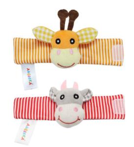 Wholesale Baby Watch With Wrist Ring Cartoon Kids Plush Toys 2220550 CE Certification from china suppliers