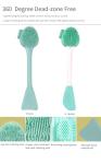 Eliminate Puffiness Silicone Face Cleansing Brush Food Grade AS For Massage