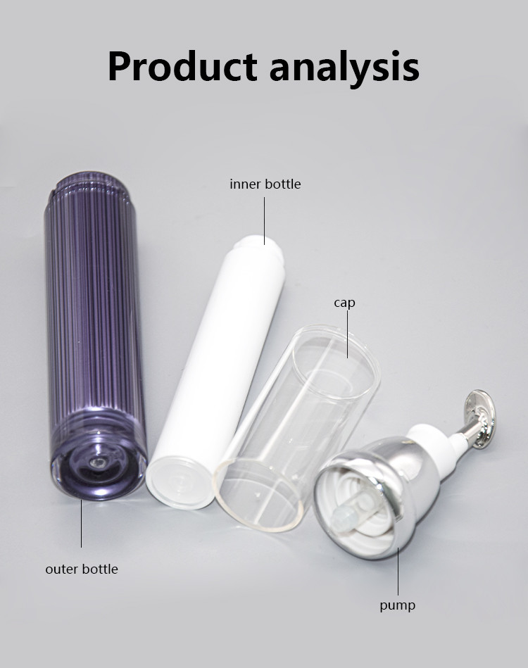 15ml Cosmetic Acrylic Airless Bottle Roller Ball Message For Eye Cream