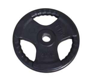 Wholesale 10kg tri grip plates, tri grip weight plates rubber, tri grip weight plates 20kg from china suppliers