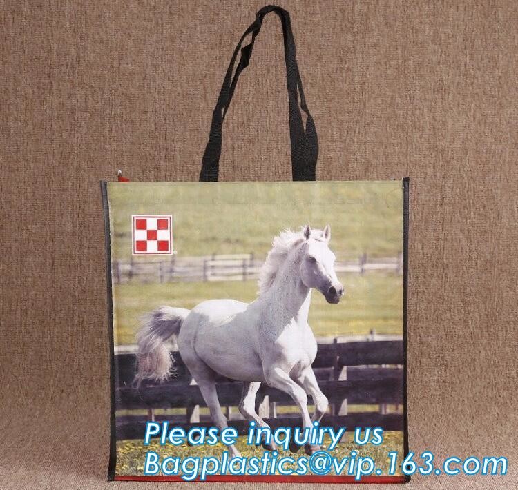 Promotional Cheap Polypropylene Die Cut Laminated TNT Tote PP Woven Shopping Bag,Europe Standard bopp Laminated China PP