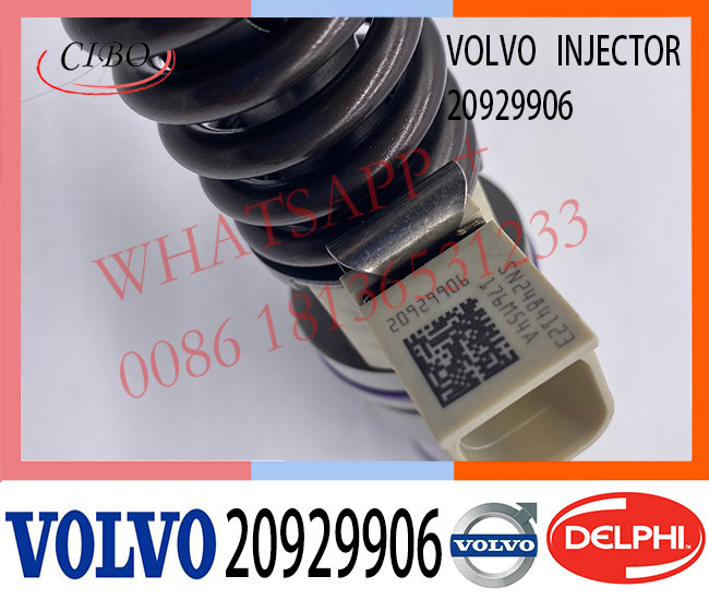 20929906 Diesel Engine Fuel Injector 20929906 20780666 BEBE4D14101 For VOL Del-Phy D12 D16 A40E BEBE4D14101 20929906