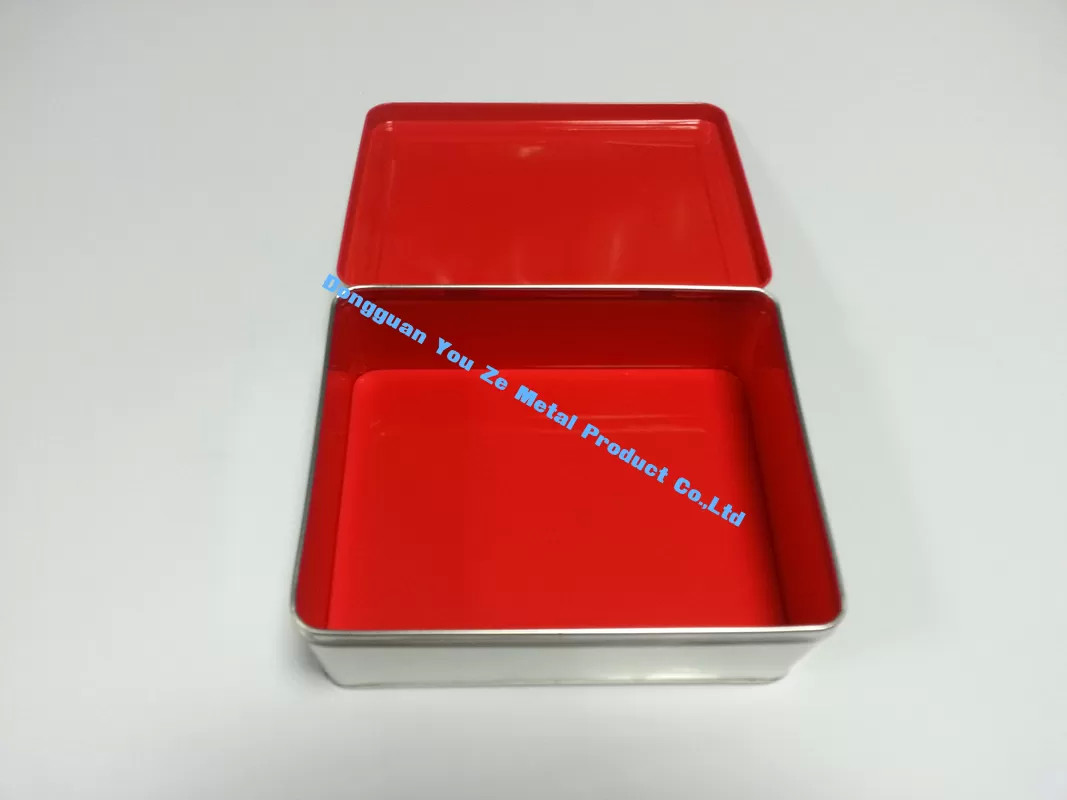 4 Color Printed Chocolate Tin Box Custom Tins for Sale Metal Cans with Lids Tin Containers for Food Packaging