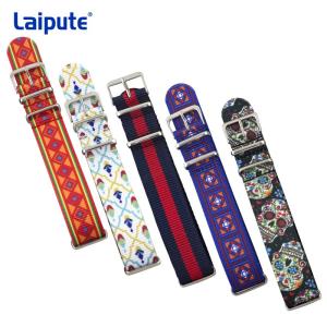 Wholesale Rainbow Braided Watches Spare Parts Nylon Band 265mm Length from china suppliers