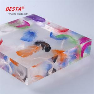 Wholesale Feather Cast 15mm acrylic sheet High Gloss decorative plexiglass panels for cabinets from china suppliers