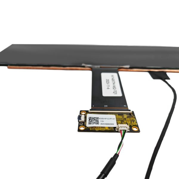 14 Inch Bar Type LCD Display 3840x1100 IPS Industrial Panel with 30 Pins eDP Interface 300nits High Contrast