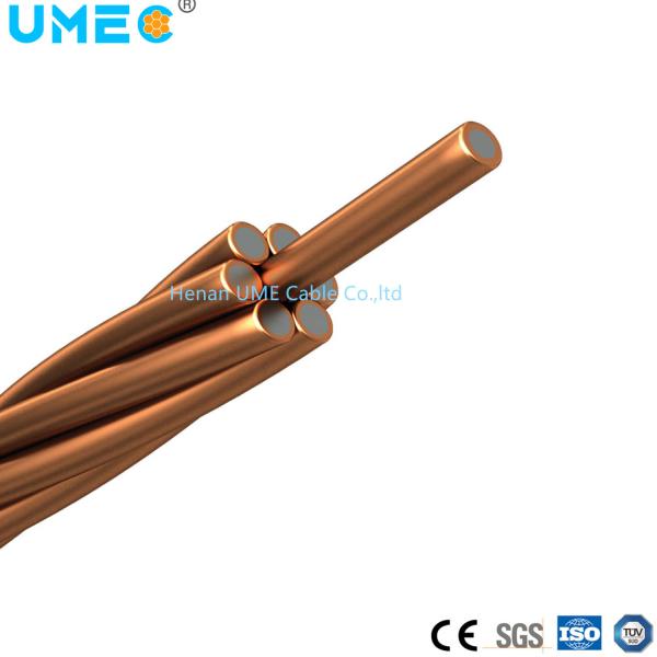 Accepted OEM Copper Clad Steel Wire for Bare Electric Conductor 30% Conductivity