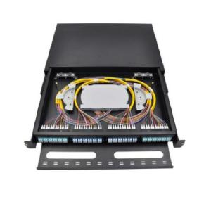 Wholesale 96FO MPO MTP Patch Panels LC Duplex 1U Fiber Patch Panel 12 Slot from china suppliers