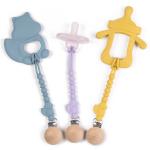 Squirrel Baby Care Silicone Pacifier Clip 2.5cm Teething Dummy Clips