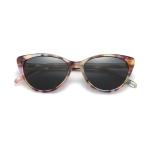 Cateye Round Acetate Sunglasses Anti Glare Oval Sunglasses Womens