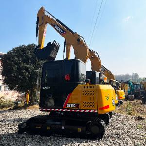 Wholesale 43kw Used Sany Excavator Sy75 Second Hand Diggers 7ton Hyraulic Crawler Construction from china suppliers
