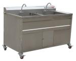 SS304 Food Processing Machinery Double Tank Veg Washing Machine