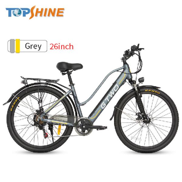 26" e bike urban commuting smart city e bike with removable lithium battery GPS