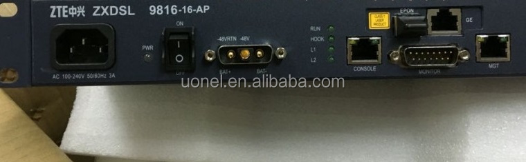 ZTE ZXDSL 9816 mini-DSLAM 9816-24-AP ZTE 9806H ZTE 9836 ADSL2/2+, VDSL2, SHDSL, FE POTS Uplink sub-card OGSDA OGSDB OGSDC