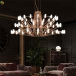 Home Hotel Metals Art Baking Paint White Silver LED Modern Pendant Light
