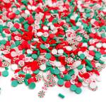 Christmas Soft Pottery Slices Handmade Slimes Perfect for Filling and Decorating