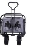 Supermarket Carrito Plegable with Heavy Duty Steel Construction and Four-wheel