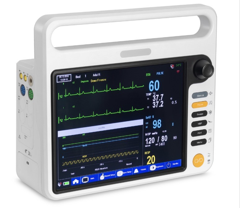 Diagnostic Portable Vital Sign Machine , NIBP Spo2 Monitor Multi Parameter