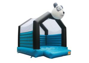 Wholesale Panda Outdoor Games Inflatable Bounce House Rentals 0.55mm Plato PVC Tarpaulins from china suppliers