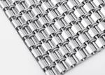 Fireproof Architectural Tight Wire Mesh Stainless Steel Wall Divider 0.65% Crack