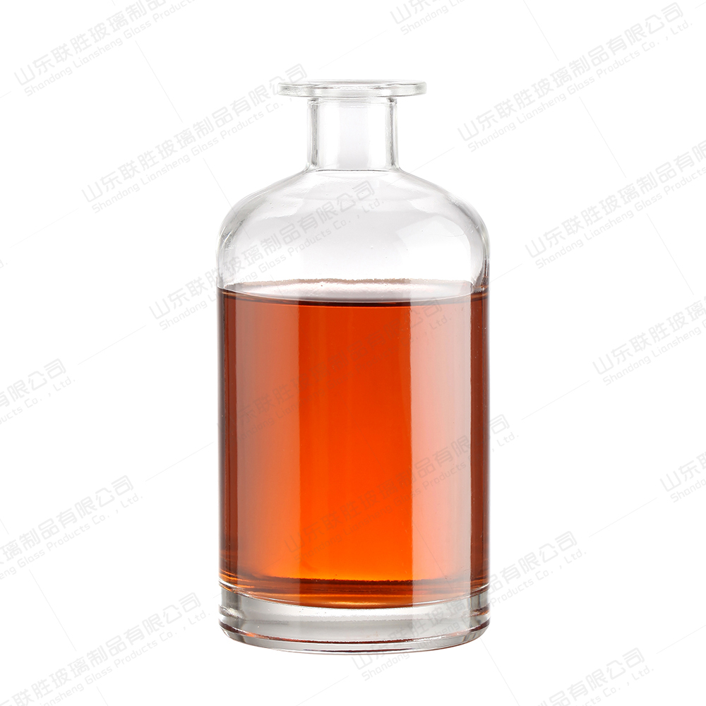 Clear Glass Liquor Bottle and Red Wine Bottle for Wine Logo Acceptable Customer's Logo