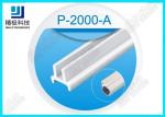 Aluminium Alloy Tube Glass Card Slot For 5mm Glass Pane And Acrylic Board PP In