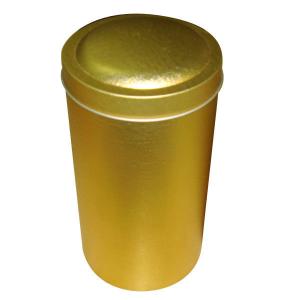 Wholesale Matt Laminated Tea Tin Canister Gold Tin Wholesale Metal Tea Cans from china suppliers