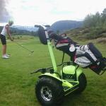 EcoRider two wheel self balancing off road segway golf scooter stand up electric