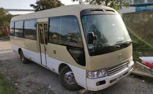 Wholesale Diesel Fuel Reliable Second Hand Toyota Coaster Bus 1HZ Engine With 29 Seats from china suppliers