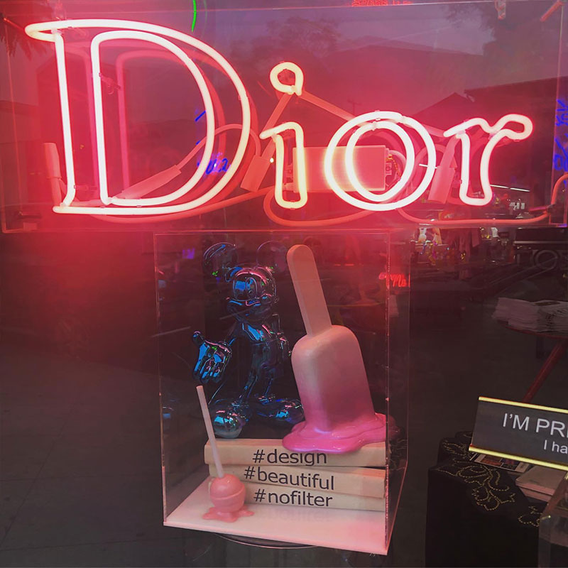 Hot Selling Indoor Decoration Led Neon Wall Lights Colorful Neon Letters Neon Box Sign