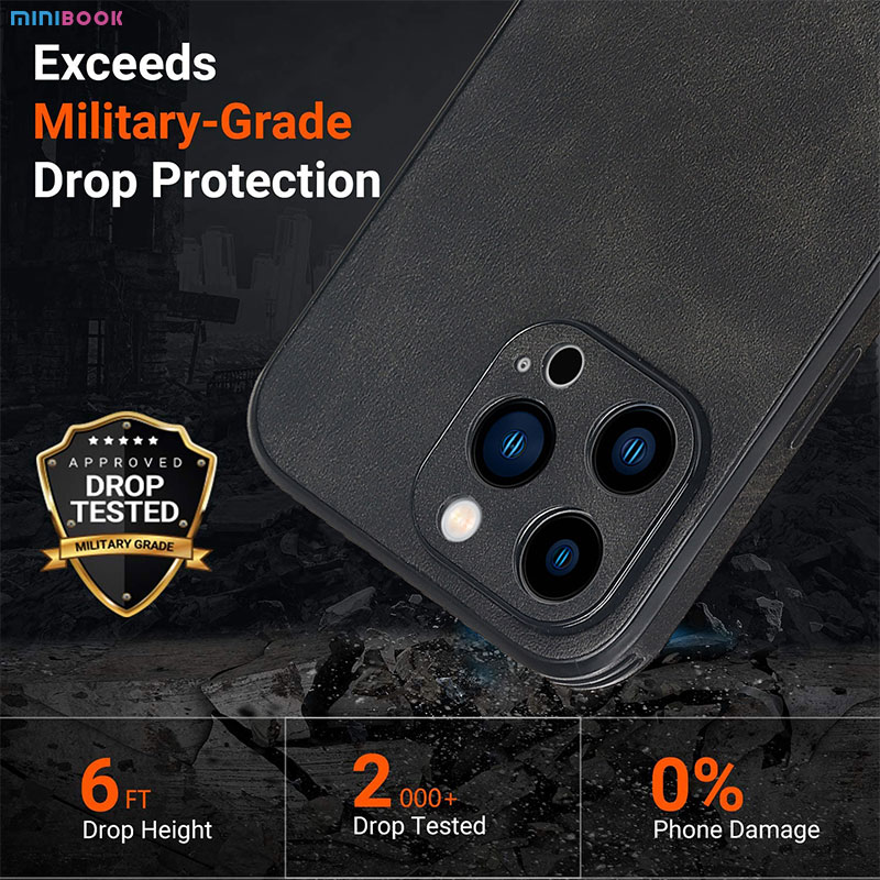 2023 Latest PU Leather Phone Cover for iPhone 14 14plus 14pro 14pro Max Custom Logo
